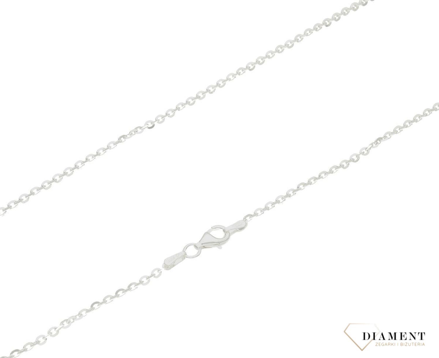 Srebrny łańcuszek 925 ankier 2 mm  DIA-LAN-729338-60-925 2mm. Srebrny łańcuszek najwyższej próby srebra 925. Łańcuszek srebrny o splocie ankier idealny na prezent. Łańcuszek srebrny o wadze 5,10 gram i szerokości 2 mm (2).jpg